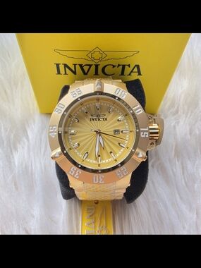 Invicta Original New Gold-Tone Men's